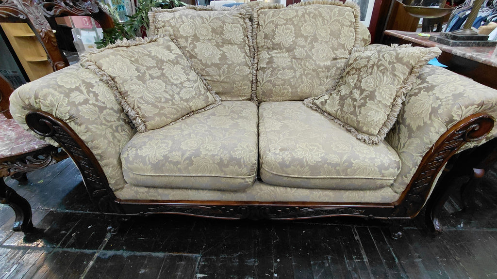 Gold Sofa & Love Seat Set