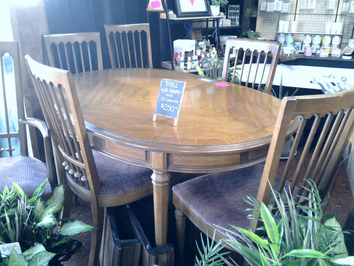 6 Chair Dining Room Table Set